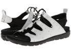 Ecco Jab Toggle Sandal (white/black) Women's Sandals
