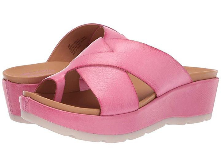 Kork-ease Baja Sport (dark Pink Full Grain Leather) Women's Sandals