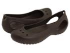 Crocs Kadee Flat (espresso/espresso) Women's Slip On  Shoes