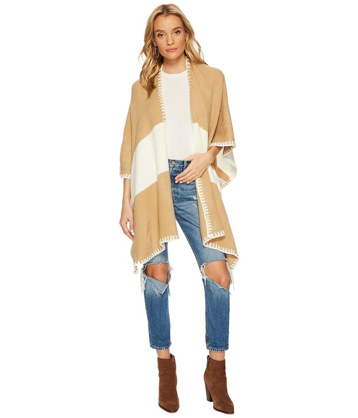 Bishop + Young Whipstitch Shawl (camel) Women's Clothing