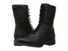 Timberland Banfield Mid Lace Boot (black Full Grain) Women's Lace-up Boots