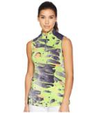 Jamie Sadock Meteorite Print Sleeveless Top (shockwave) Women's Sleeveless