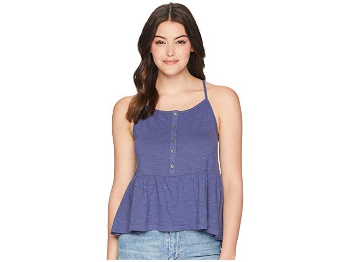 Roxy Havasu Top (crown Blue) Women's Clothing