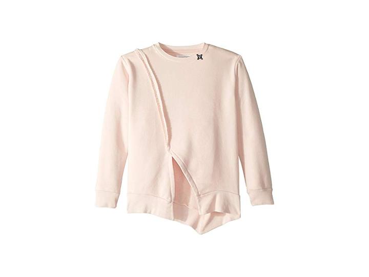 Nununu Penguin Sweatshirt (little Kids/big Kids) (powder Pink) Girl's Sweatshirt