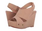 Dirty Laundry Dl Court Me (nude) Women's Wedge Shoes