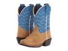 Laredo Kids Easton (toddler/little Kid) (tan/blue) Cowboy Boots
