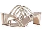 Nine West Nakato (light Gold Synthetic) Women's Shoes