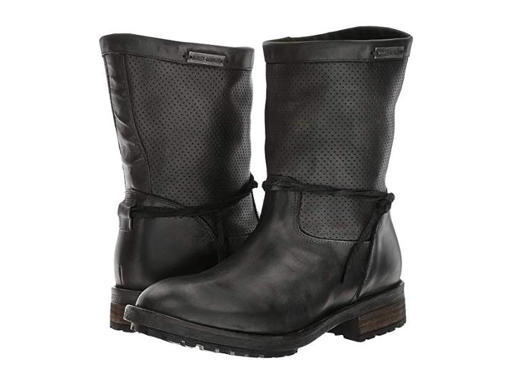 Harley-davidson Sicilia (black) Women's Pull-on Boots