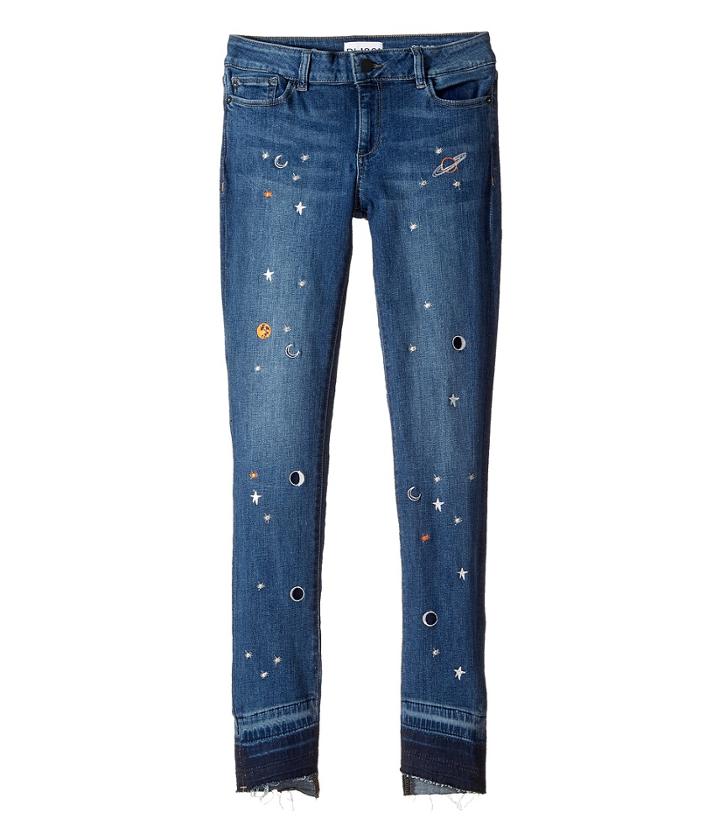 Dl1961 Kids Embroidered Skinny Jeans In Galaxy (big Kids) (galaxy) Girl's Jeans