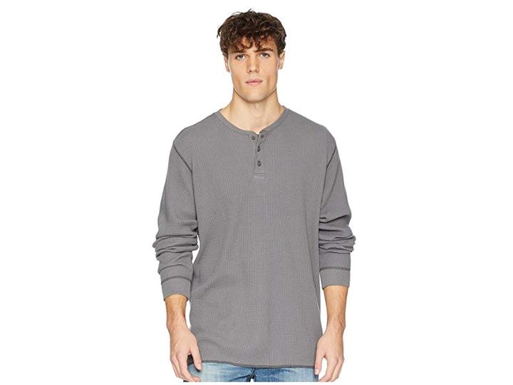 Burton Duntime Waffle Henley (castlerock) Men's Clothing