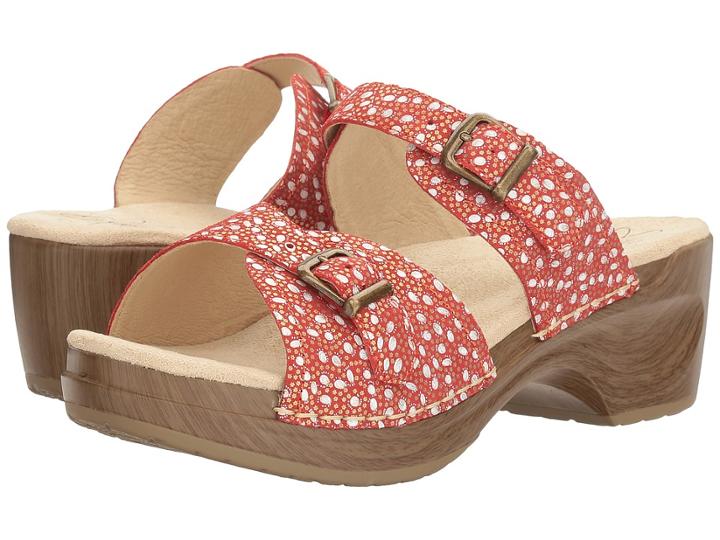 Sanita Debora (red Paisley) Women's  Shoes