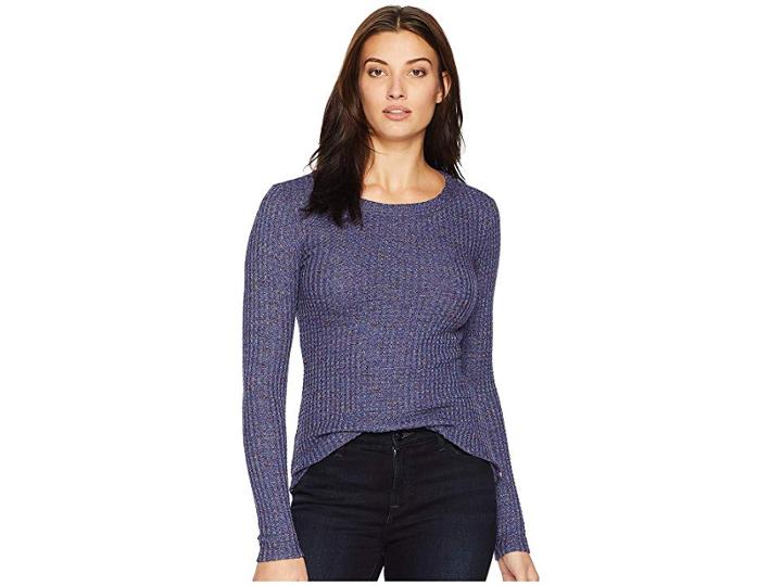 Hatley Quinn Rib Top (blue) Women's Clothing
