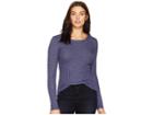Hatley Quinn Rib Top (blue) Women's Clothing