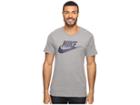 Nike Futura Icon Tee (carbon Heather/carbon Heather/obsidian) Men's Short Sleeve Pullover
