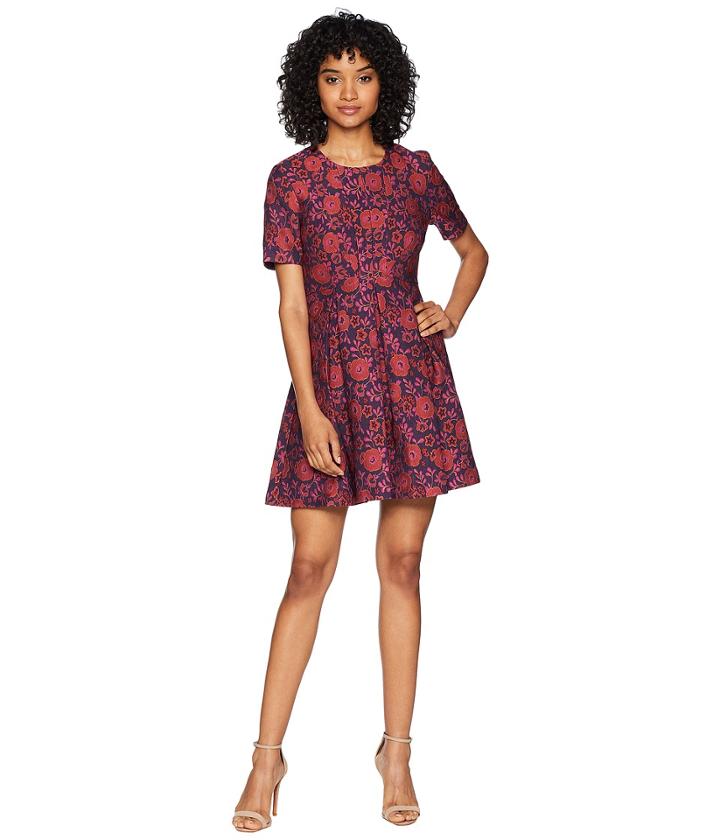 Juicy Couture Maramures Jacquard Dress (plum Maramures Jacquard) Women's Dress