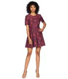 Juicy Couture Maramures Jacquard Dress (plum Maramures Jacquard) Women's Dress