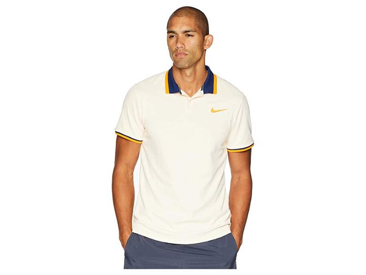 Nike Nikecourt Advantage Polo Classic (guava Ice/guava Ice/orange Peel) Men's Clothing