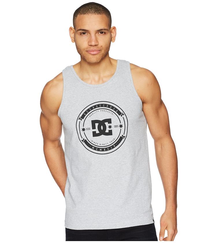 Dc Unfair Tank Top (grey Heather) Men's Sleeveless