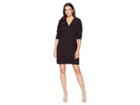 Lilla P 3/4 Sleeve Dress (redwood) Women's Dress