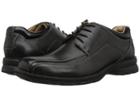 Dockers Trustee Moc Toe Oxford (black Tumbled Leather) Men's Lace-up Bicycle Toe Shoes