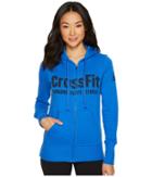 Reebok Crossfit(r) Full Zip Hoodie (vital Blue) Women's Sweatshirt