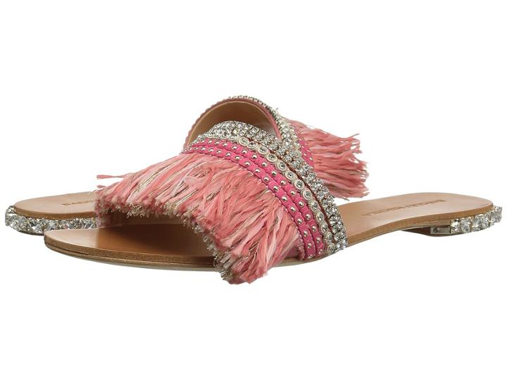 Badgley Mischka Sharlene (grapefruit Satin) Women's Shoes