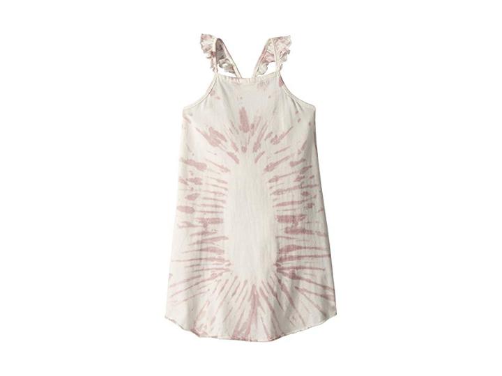 Chaser Kids Super Soft Ruffle V-back Cami Shirttail Dress (little Kids/big Kids) (tie-dye) Girl's Dress