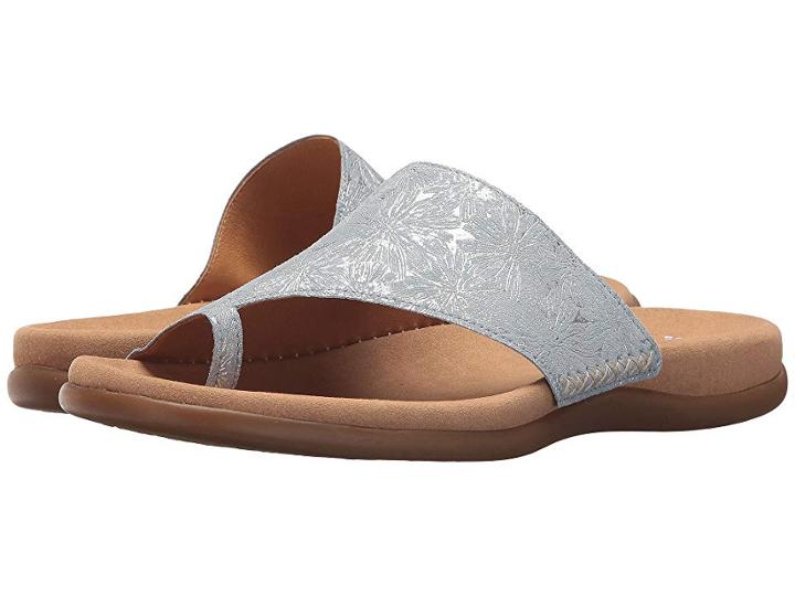 Gabor Gabor 83.700 (sky Blue Metallic Flower) Women's Shoes