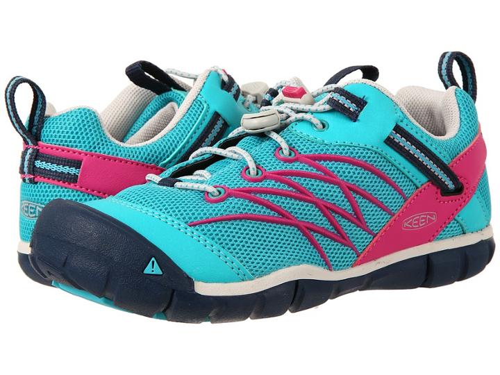 Keen Kids Chandler Cnx (little Kid/big Kid) (viridian/very Berry) Girls Shoes