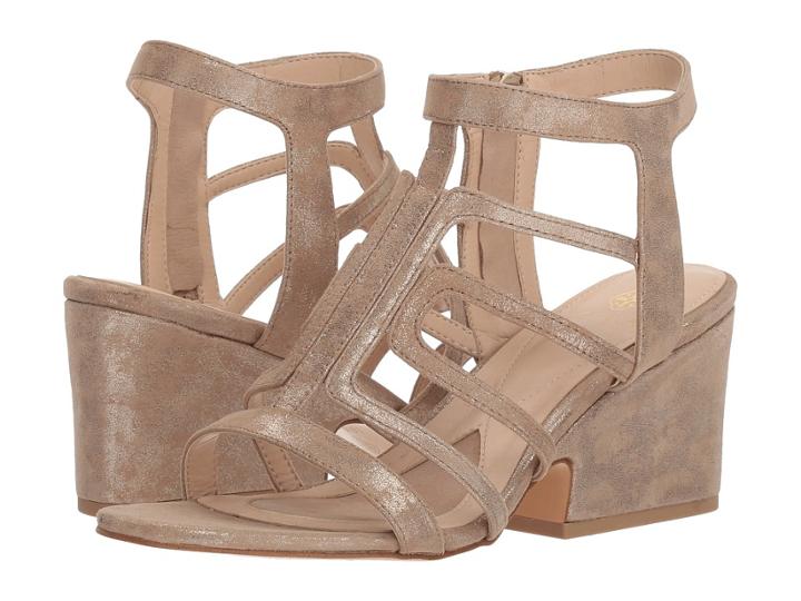 Isola Lina (anthracite Distressed Foil Suede) Women's Clog/mule Shoes