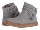 Blowfish Kids Pava-k (little Kid/big Kid) (steel Grey Gaucho Canvas) Girl's Shoes