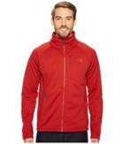 The North Face Timber Full Zip (cardinal Red) Men's Long Sleeve Pullover
