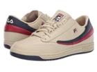 Fila Original Tennis (fila Cream/fila Navy/fila Red) Men's Tennis Shoes