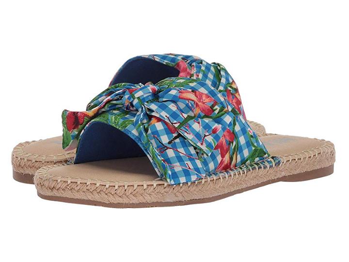 Mia Brenda (blue Floral Gingham) Women's Shoes