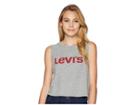 Levi's(r) Womens Graphic Crop Tank (new Logo Smokestack Heather) Women's Clothing