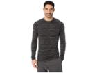 Smartwool Nts Mid 250 Pattern Crew Top (charcoal/black) Men's Long Sleeve Pullover