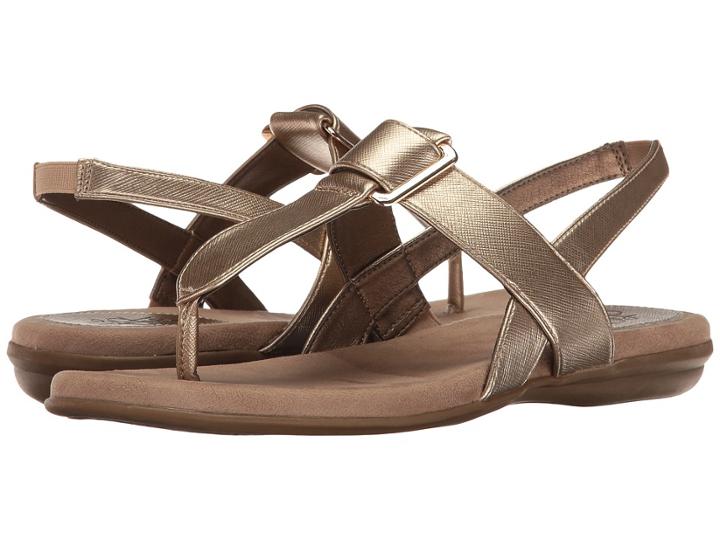 Lifestride Brooke (gold) Women's Sandals