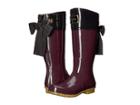 Joules Evedon Tall Boot (burgundy Rubber) Women's Rain Boots