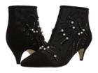 Sam Edelman Kami (black/abstract Wave Embroidery Dotted Dress Mesh/diva Suede) Women's Shoes