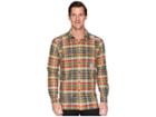 Polo Ralph Lauren Madras Compass Long Sleeve Sport Shirt (pinot/navy Multi) Men's Clothing