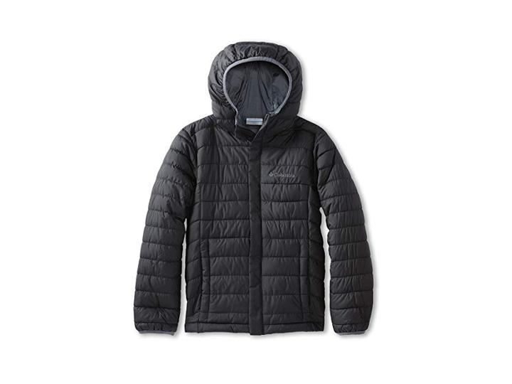 Columbia Kids Powder Litetm Puffer (little Kids/big Kids) (black/graphite) Boy's Coat
