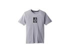 Volcom Kids Lido Pixel Heather Short Sleeve Thrashguard (big Kids) (pewter) Boy's Swimwear