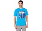 Puma Camo Pack Logo Tee (indigo Bunting) Men's T Shirt