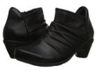 Naot Advance (jet Black Leather/black Madras Leather) Women's Zip Boots