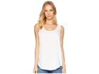Michael Stars Rylie Rayon Racerback Tank (white) Women's Sleeveless