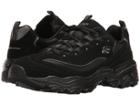 Skechers D'lites (black) Men's Lace Up Casual Shoes