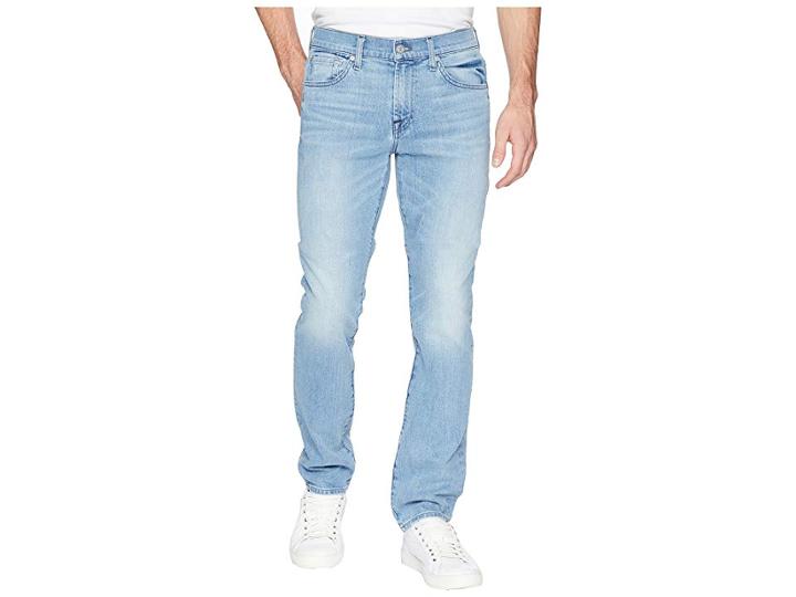 7 For All Mankind Slimmy Slim Straight Leg In Omega (omega) Men's Jeans