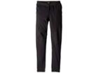 Hudson Kids French Terry Moto Jogger With Hem Detail In Black (big Kids) (black) Boy's Jeans