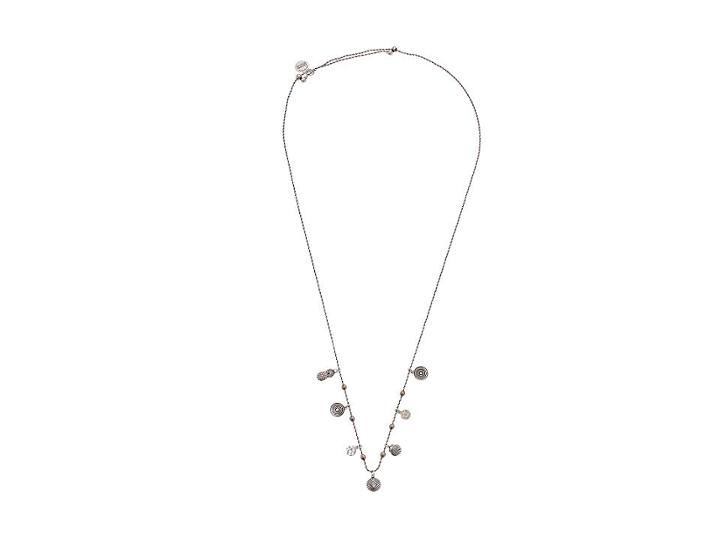 Alex And Ani Summer Motifs 28 Expandable Necklace (rafaelian Silver) Necklace