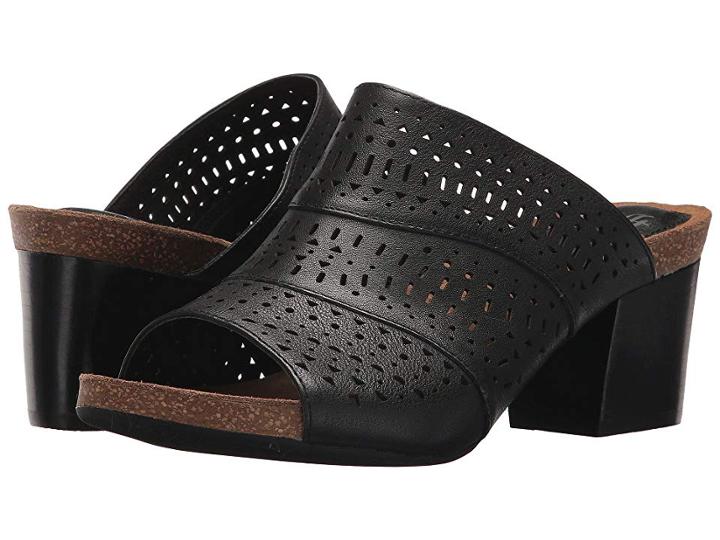 Sofft Magnolia (black Cow Oily Vege) Women's 1-2 Inch Heel Shoes